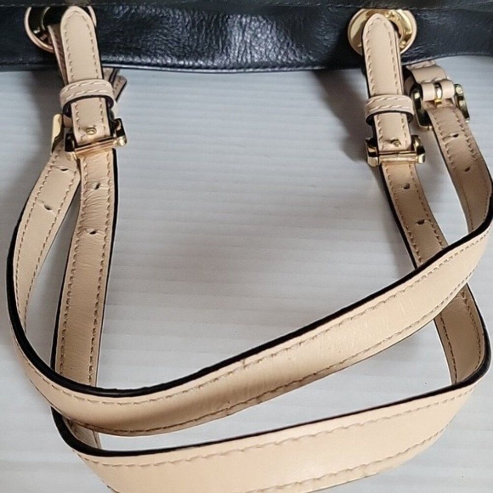 Michael Kors Tote Shoulder Bag Bedford Medium Pebbled Leather Women's Woman's - Picture 9 of 15